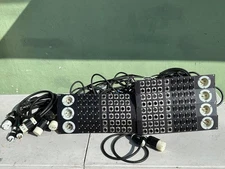 Custom Panel L1430 W/8 NL4, 8 Xlr & 2 Eternet W/ Power cable (One) THS