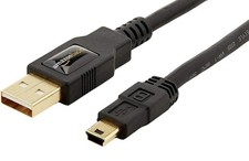 Amazon Basics USB-A to Mini USB 2.0 Cable, 480Mbps Transfer Speed with 6 Feet
