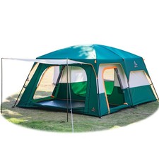 KTT Extra Large Tent 6-10-12-14 Person B ,Family Cabin Tents,2 Rooms,3 Doors ...