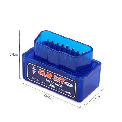 16 PIN Interface V2.1 ELM327 OBD2 Mini Code Reader Scan Tool Car Scanner