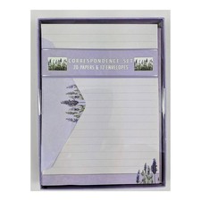 Ozcorp Lavender Motif Correspondence Practical Pretty Design Set 12 Envelope