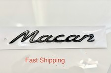 Porsche Macan Rear Emblem In Black 95b853675d
