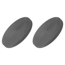 Round Graphite Block Disk Ingot Graphite Electrode Plate 60x5mm, Pack of 2