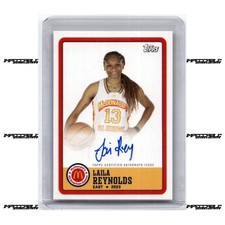 2023 Topps Chrome McDonald's A/A - #PA-LR Laila Reynolds Rookie On Card Auto