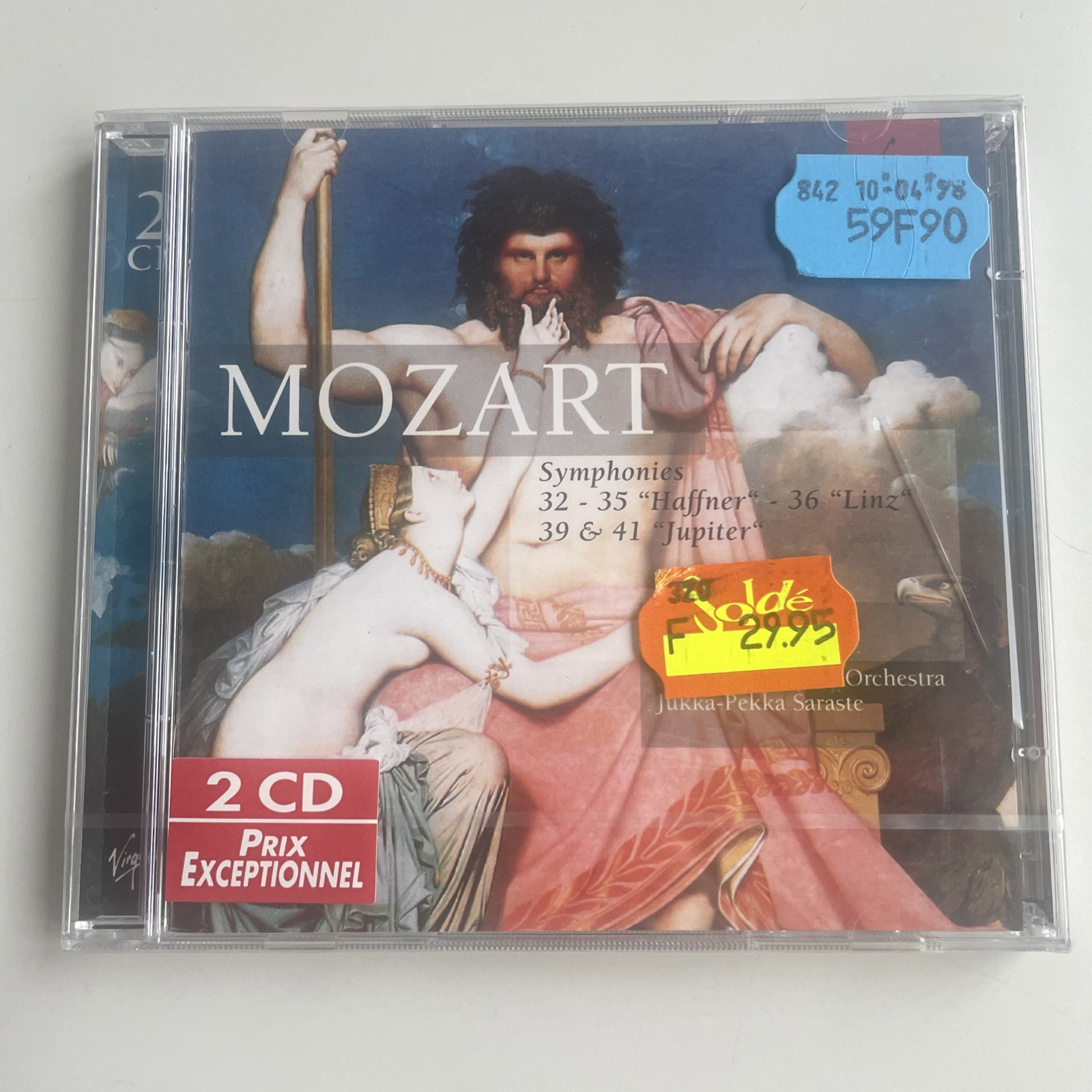 Mozart - Symphonies- Saraste- 1991 - 2 CD SEALED