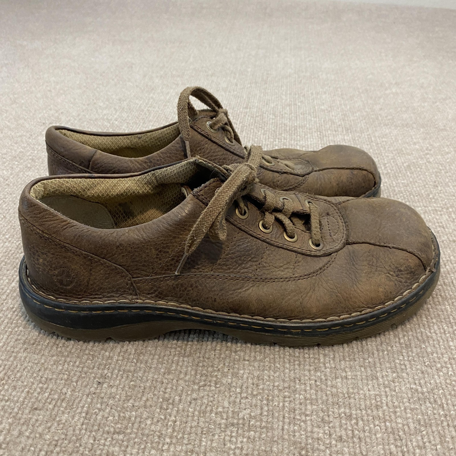 Dr. Martens Join Shoes Mens Size 12 Brown Leather Lace Up Casual Sneakers