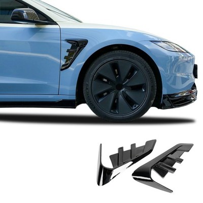 BDBO Carbon Fiber Look Side Camera Covers Fits 24-25 Tesla Model 3 Highland NEW