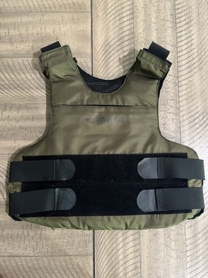 PACA Body Armor Bullet Proof Vest Level II Size 44R with Kevlar Soft Plates 2013
