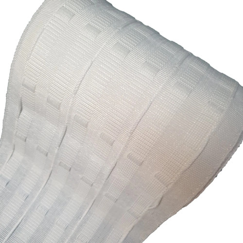 Ruban Rideau Extra Large Plissé Crayon 145mm (6") Large - 6 x Rangées 4 x Cordons CT150B - Photo 2/9