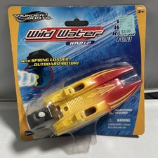 Rare 2006 Wild Thunder Boats Wind Up Toy Sealed Lanard Racing