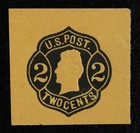 CKStamps: US Cut Square Stamps Collection Scott#U52 Unused LH NG