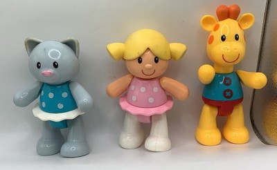 Frühes Lernen Twist Click Clack Spielzeug Vintage pädagogisch Preloved GC x 3 