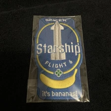 Authentic SpaceX  Starship Test Flight 6 Patch