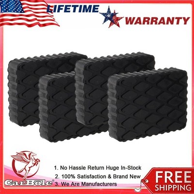 1.2'' Universal Solid Rubber Auto Lift Block Spacer Pad 3000 lbs Capacity | 4PCS