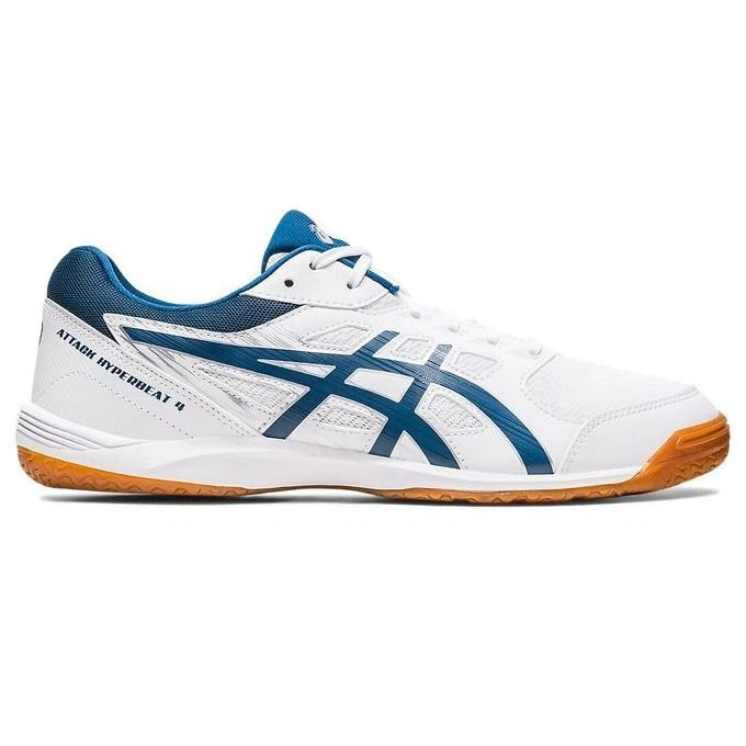 ASICS Table Tennis Shoes ATTACK HYPERBEAT 4 1073A056 White Blue Japan new oki - Image 4 of 4