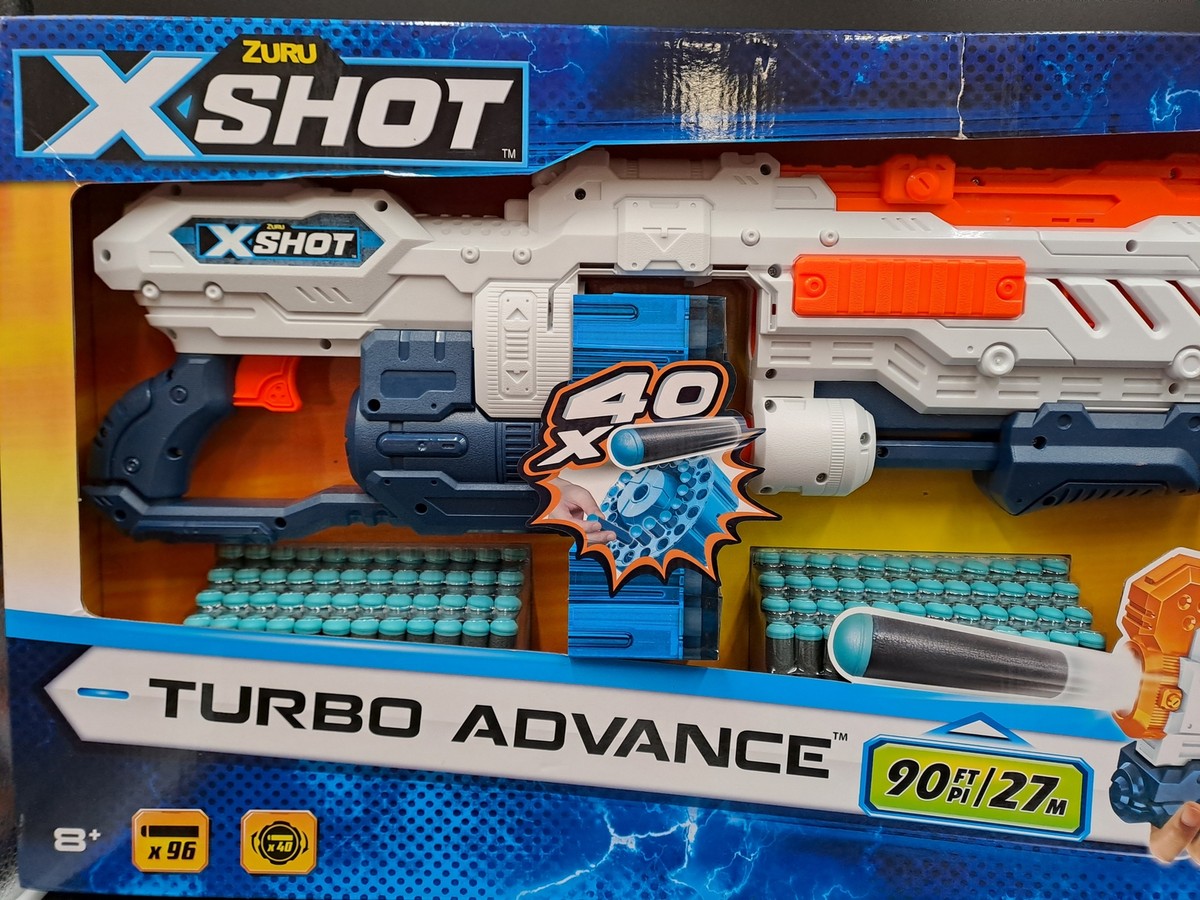 Zuru X-Shot Turbo Advance Foam Dart Blaster 96 Darts 1 XUP001