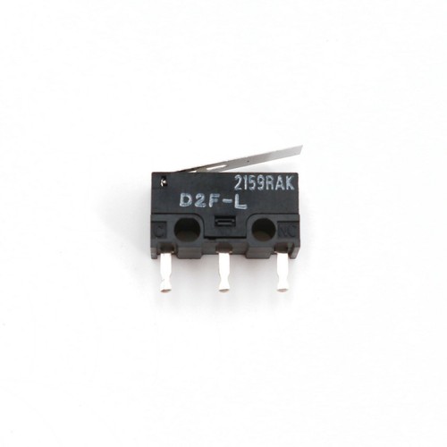 Palanca de bisagra de montaje de PCB OMRON D2F-L 3 pines SPDT interruptor de límite micro básico 2 piezas - Imagen 3 de 5