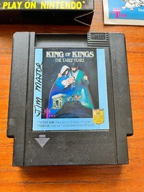 King of Kings: The Early Years (NES, 1991) CIB, Tested, Good Cond, Fast Ship!