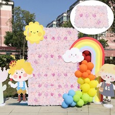 4pcs Artificial Flowers Silk Wall Decoration Panels Flower Wall Panel 40 60 10cm