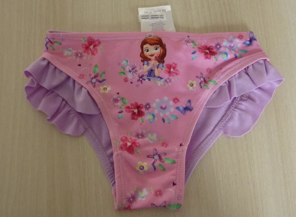 Maillot de bain fille taille 4 ans neuf Sofia The First Disney - Photo 2/3