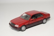 B3 1:43 SCHABAK 1260 MERCEDES-BENZ 600 SEL RED EXCELLENT CONDITION