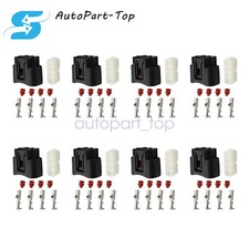 8 set Ignition Coil Plug Connector For Toyota Corolla LE Sedan 4-Door 1.8L 2004