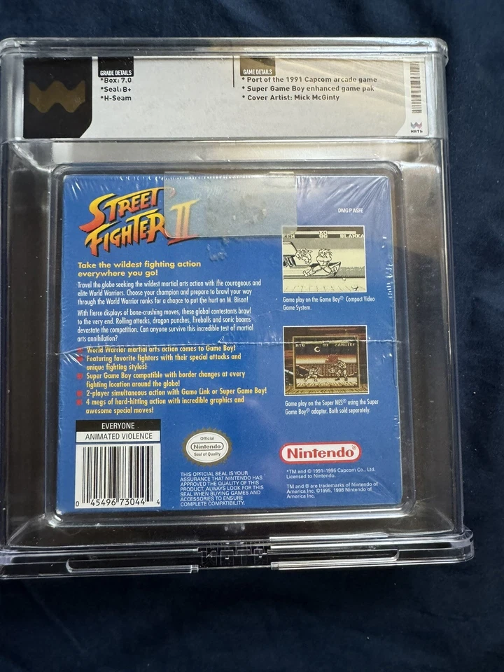 Street Fighter II (Nintendo Game Boy, 1995 Capcom NEW SEALED CIB - Image 2 of 2