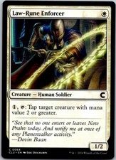 Magic the Gathering Law-Rune Enforcer Ravnica: Clue Edition MTG Free Shipping!