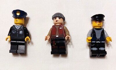 Lego 3er Pack Minifiguren Polizei aus verschiedenen Sets, Gebraucht