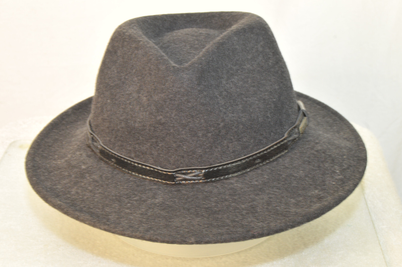 Pendleton Mens Size Medium Charcoal Gray Wool Fed… - image 2