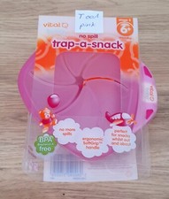 T 001 pink - Vital Baby - Snackbox mit Griff und Lamellendeckel