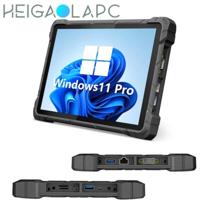 HEIGAOLAPC Tablet Exterior 10.1 Pulgadas Windows 11 8GB RAM 128GB FHD Tabletas Robustas WiFi BT