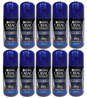 Garnier OBAO OCEANIC Deodorant Antiperspirant Roll-Ons 48Hour Deodorants 10-Pack