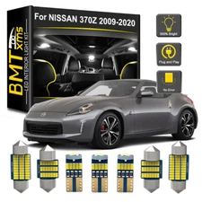 11x Interior LED Light Bulbs License plate For Nissan 370Z 2009-2020 White