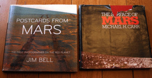 The Surface of Mars by Michael H. Carr 1981 + Postcards from Mars by Jim Bell