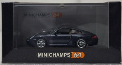 Porsche 911 (997) 2007 Carrera S Dark Grey 1:64 Minichamps