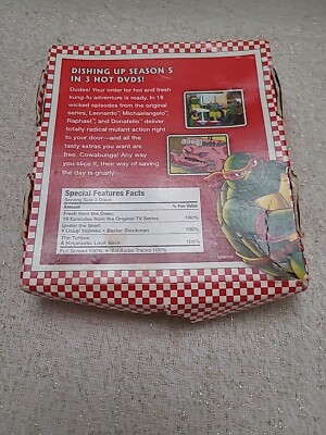 Teenage Mutant Ninja Turtles Season 5 DVD 3 Disc Set Pizza Box | eBay