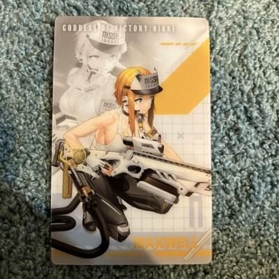 Goddess of Victory NIKKE Maxwell Gun Girl Metal Card Collection