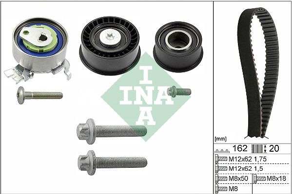 INA 530 0443 10 Zahnriemen Satz FüR Chevrolet, Holden, Opel, Opel-image