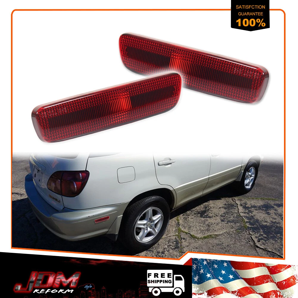 Luces LED Laterales Para Lexus RX300 1999-2003 - Lente Ahumada, Ámbar Y Rojo, 4 Piezas