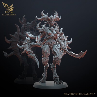 Keeper of Secrets Nyarlyra Tales Keeper Chaos Dämon Deamon DND Tabletop Hüter