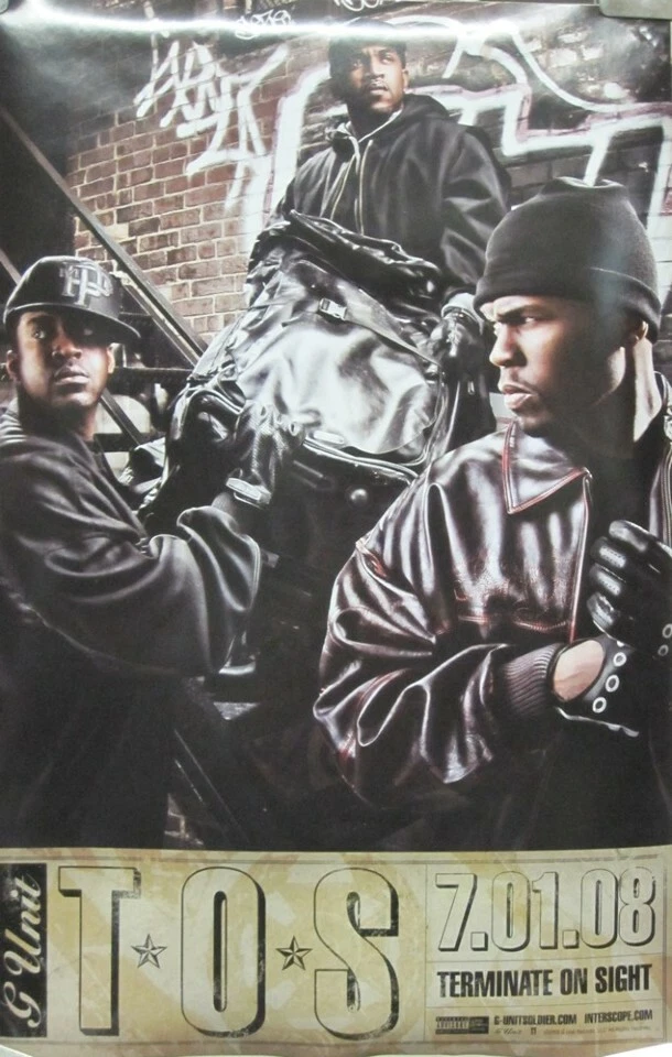 50 Cent 2008 G Unit Terminate On Sight promotional poster Flawless New Old  Stock | eBay