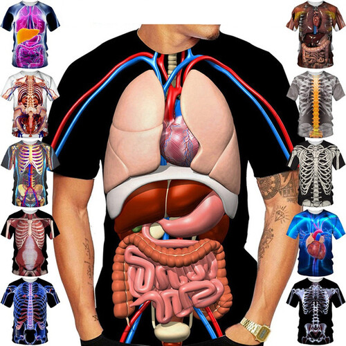 トップス 00s Human Body Anatomy Link Print Tee Amazon.com: Human Body Anatomy T-Shirt : Clothing, Shoes