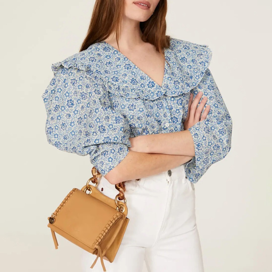 即発 See by Chloe ミニティルダショルダーバッグ CHS22SSA68A51 NWT See by Chloe Mini Tilda Shoulder Bag Biscotti Beige