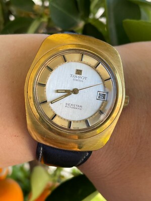 TISSOT SEASTAR WATCH AUTOMATIC CAL.2481 MENS 37mm JUST SERVICED SWISS MADE