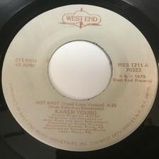 Karen Young - Hot Shot (Long Version) / (Short Version) 45 - Soul