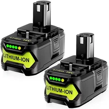 2pack High Capacity 8.0Ah For RYOBI 18V Battery One Plus P108 Lithium-Ion P107