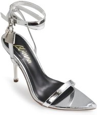 Women's Pointed Toe Ankle Strap Lock Detail Stilleto Heel Liliana Banks-02A