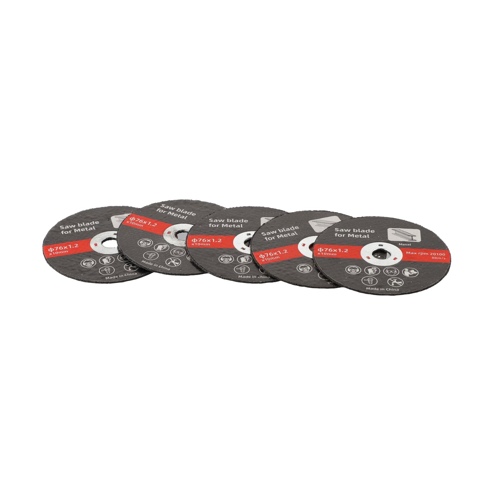 BRSCHNITT 3 Inch Indestructible Disc For Grinder - 5 Pcs Multifunction Cutting Discs, 3/8 Arbor
