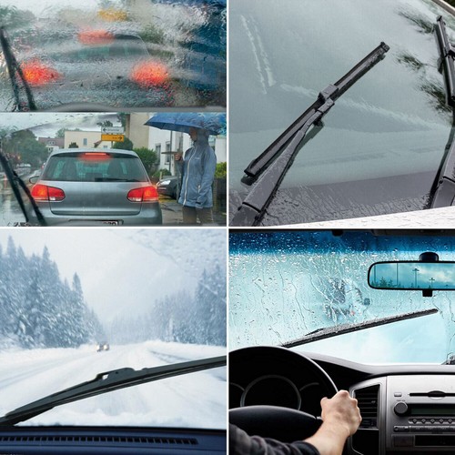 For 2016 - 2021 Mercedes-Benz GLC300 Front L & R Windshield Wiper Blades 22"+22" - Picture 3 of 10